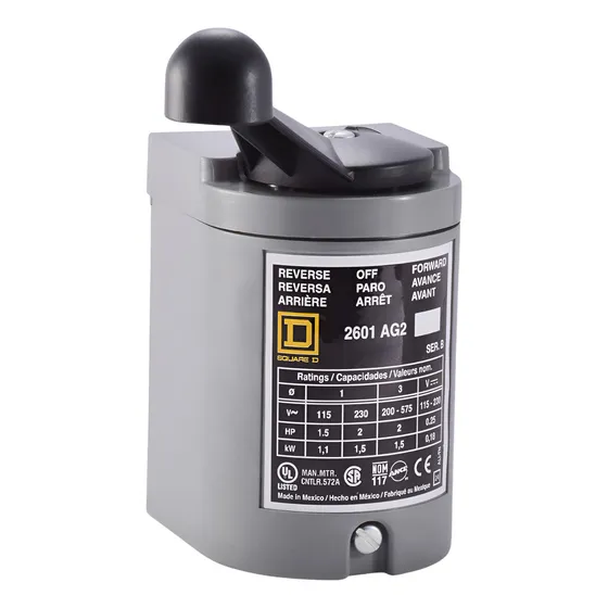 Arrancador Reversible T/tambor 2hp 220v G Nema1 Te 2601ag2