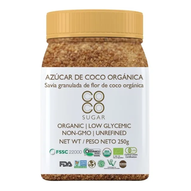 Azúcar De Coco Orgánica Coco Sugar 250g