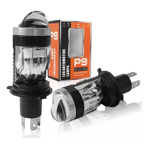 Focos Lupa Led H4 Tsuru Versa Chevy C1c2 Aveo Np300 Attitude