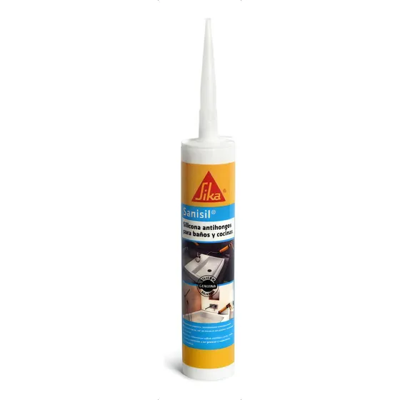 Silicona Antihongos Sanisil Sika Para Baños Y Cocina Davinci