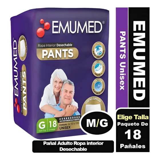 Emumed Pants Pañal Adulto Ropa Interior Elige Talla | Cuotas sin interés