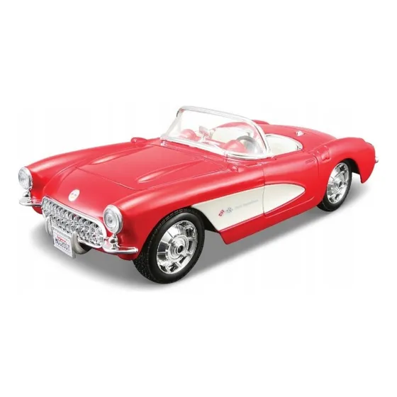 Carro A Escala 1/24 Chevrolet Corvette 1957 Para Armar 