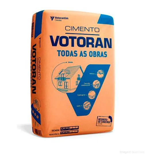Cimento Votoran Todas As Obras 25kgs Cpii Z 32r
