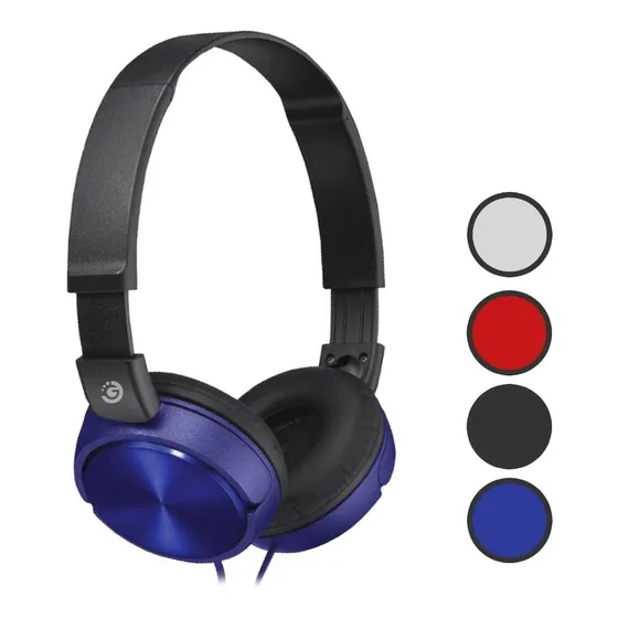 Auriculares Vincha Cableado Zimmer, Almohadillas Eco-cuero  