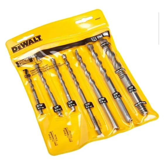 Mechas Brocas Para Concreto Rock Carburon Dewalt Dw5207 
