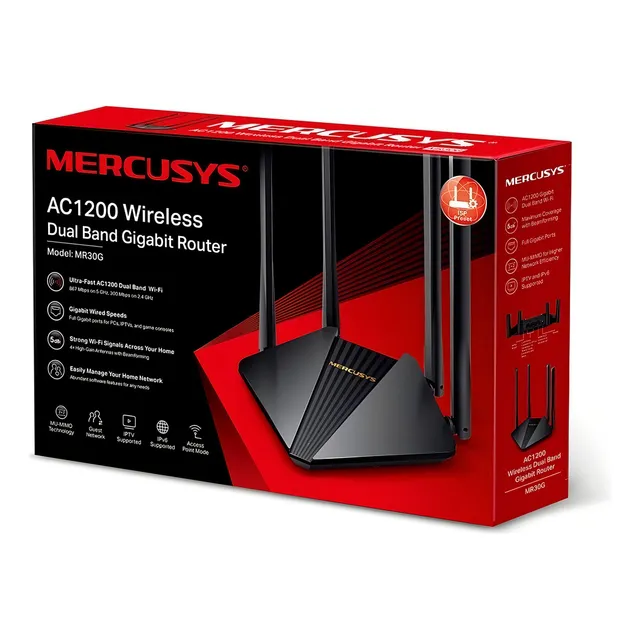 Router Mrecusys Mr30g Ac1200 Wireless Dual Band Gigabit