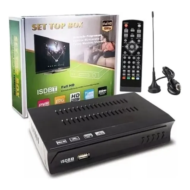 Kit Sintonizador De Tv Digital Smarty Hd Isdb-t Mas Antena Hd