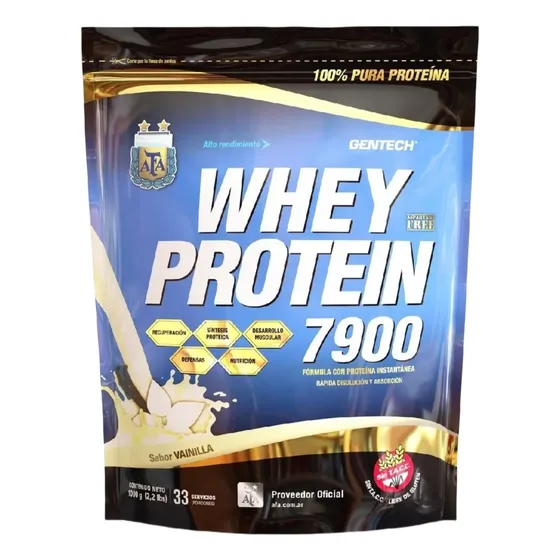 Whey Protein 7900 Gentech 2lb Doypack Proteína De Suero