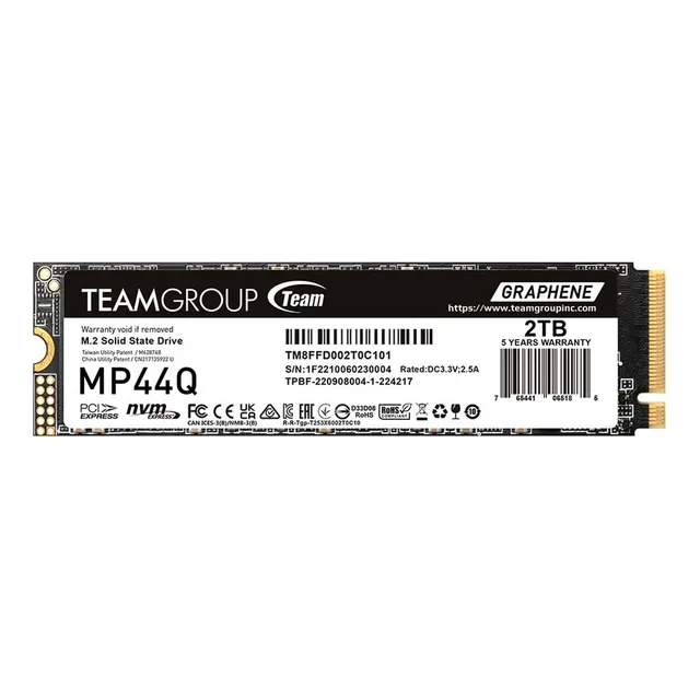 Ssd Team Group Mp44q Nvme 2tb, Pci E 4.0 M.2 Tm8ffd002t0c101