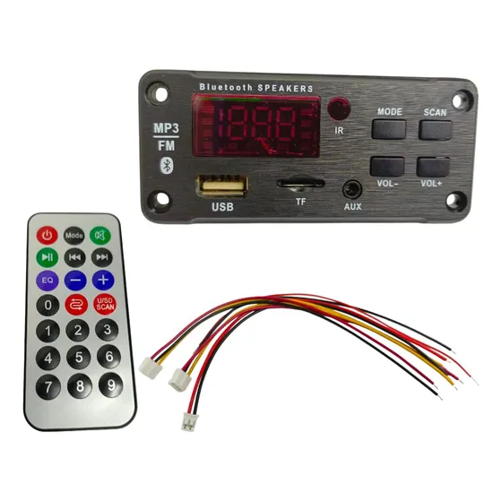 Módulo Amplificado 12 V , 30 W.  Inalambrico Bluetooth Mp3