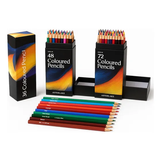 Lápis De Cor 36 Cores Aquarela Aquarelável Resistente Premiu