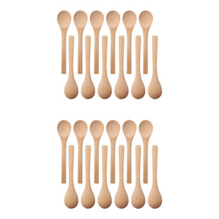 60 Cucharas Pequeñas De Madera, Cucharas Pequeñas Para 60 Cucharas Pequeñas De Madera, Cucharas Pequeñas Para