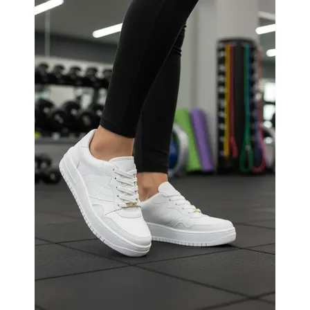 Tênis Air Vizzano Feminino Branco Design Moderno Crossfit
