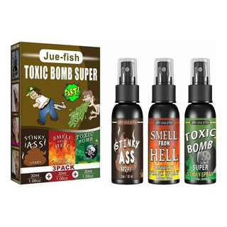 Novo Brinquedo Prank Stinky Fart Spray Pacote Com 3 Novo Brinquedo Prank Stinky Fart Spray Pacote Com 3
