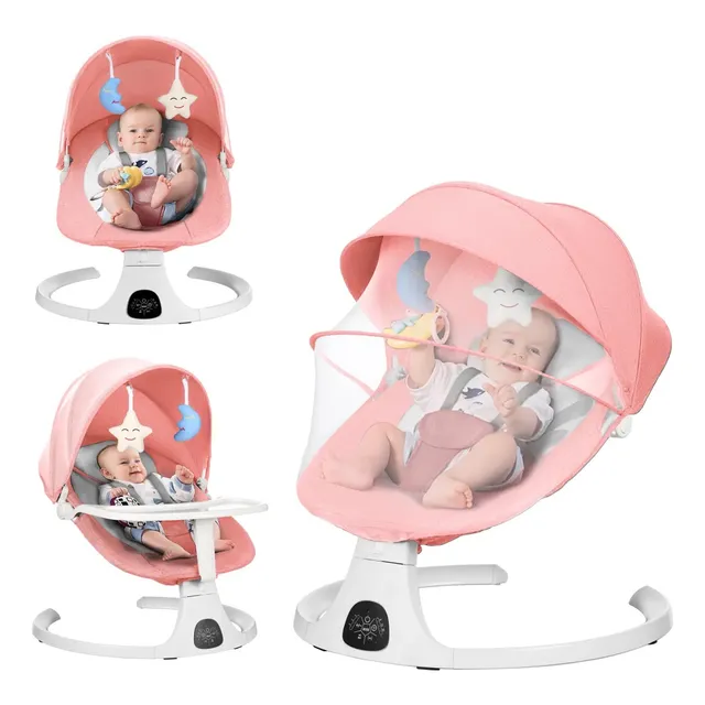 Bdg Silla Mecedora Comedor Eléctrica Bebe Movimiento Lateral