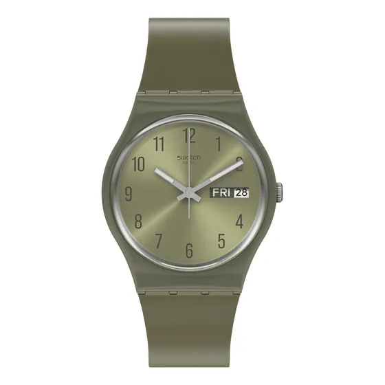 Reloj Swatch Pearlygreen Gg712 Color De La Correa Verde Color Del Bisel Verde Color Del Fondo Verde