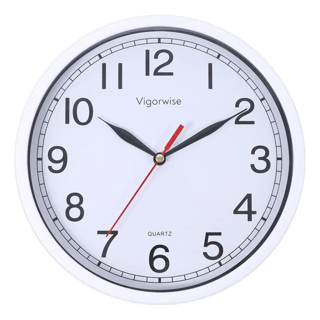 Vigorwise Reloj Pared Movimiento Barrido Silencioso 8  S