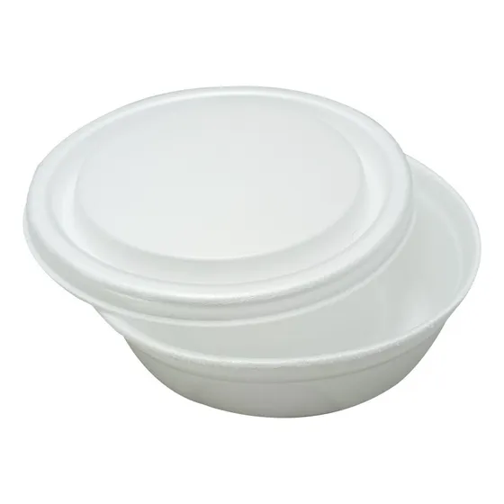 Marmitex Isopor Spumapac N7 Com Tampa C/ 100 Un Full Branco 500mL