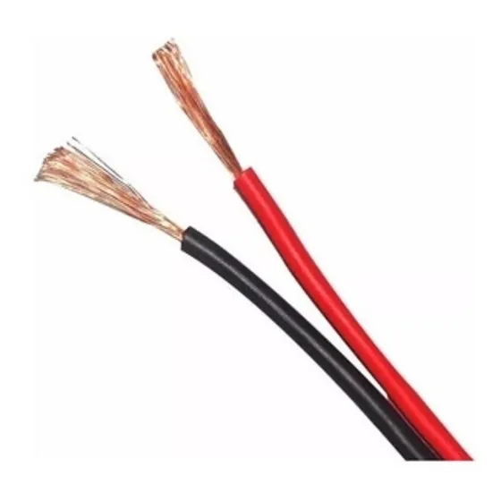Cable Cornetas  2 X 18  Rojo/negro 100 Mts 