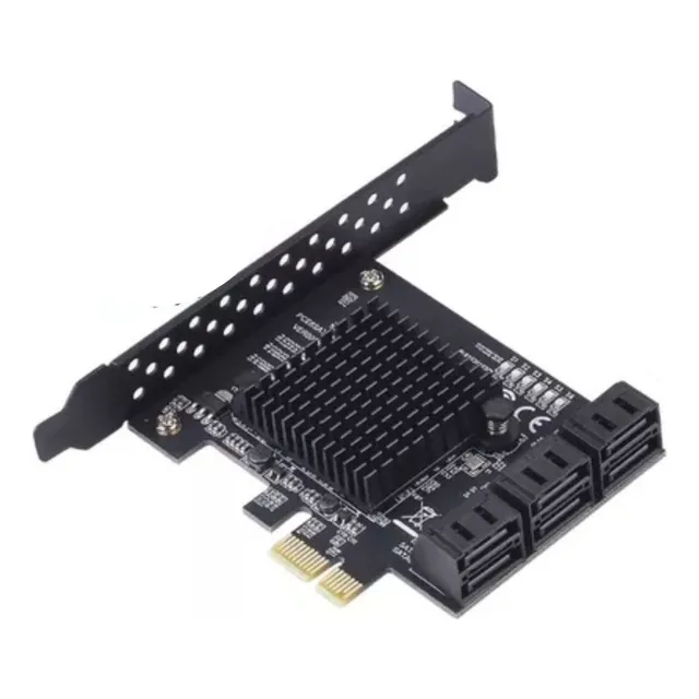 Adaptador Expansor Pci-e 3.0 X1 Hacia 6 Puertos Sata