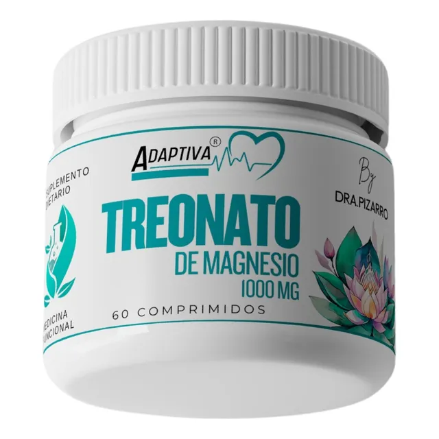 Treonato De Magnesio 1000 Mg Por 60 Comprimidos Adaptiva