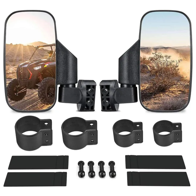 Espejos Laterales Universales Utv Para Polaris Rzr Kawasaki
