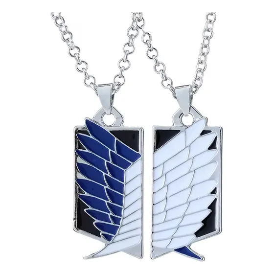 Collares Duo Pareja Dije Attack On Titan Shingeki No Kyojin