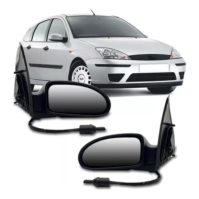 Retrovisor Focus 2002 2003 2004 05 06 07 2008 Manual Esquerd