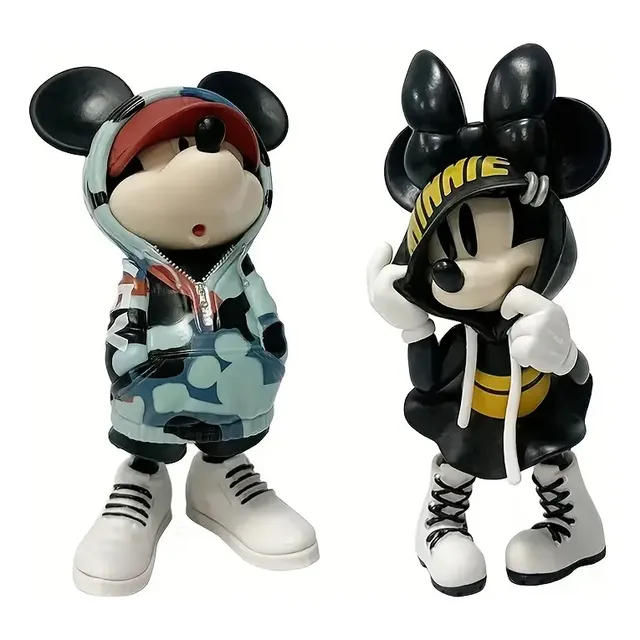Mickey Minnie Mouse Raperos Figuras Enamorados