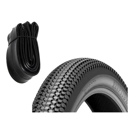 Pneu 29x2.10 Eruption Levorin + Camara P/ Bike Mtb Freeride Cor Preto