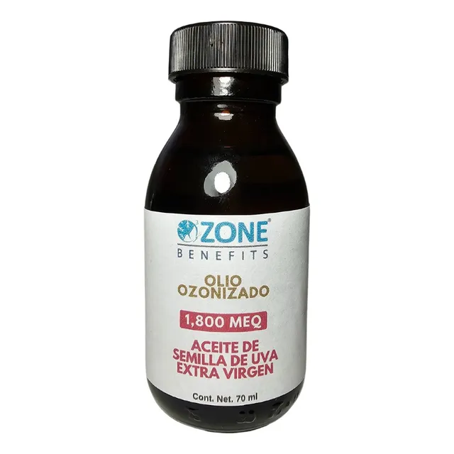 Aceite Ozonizado De Semilla De Uva 1,800 Meq - 70 Ml