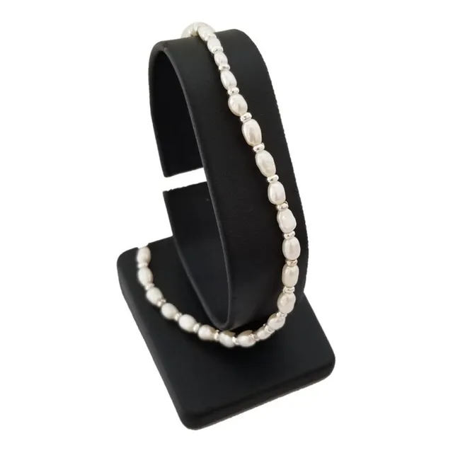 Pulsera Con Perla Del Rio Original Y Accesorios En Plata 