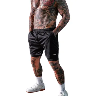 Bermuda Masculina Kaizen Sports 2 Em 1 Para Academia Bermuda Masculina Kaizen Sports 2 Em 1 Para Academia