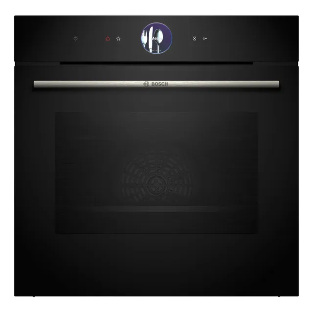 Horno De Empotrar Pirolítico Bosch Serie 8 Hbg7764b1 Color Negro