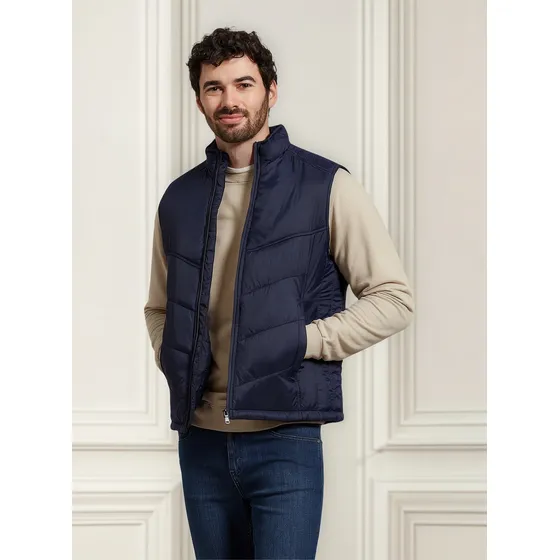 Chaleco Devré Inflado Azul Marino Hombre 12d000028001