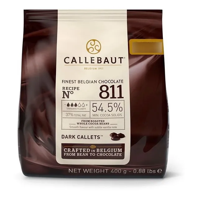 Chocolate Amargo 54% Callebaut 400 Gr. Onlynaturalstore