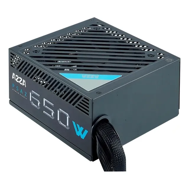 Fuente De Alimentación Para Pc Azza Psaz-650w 650w Negra 220v