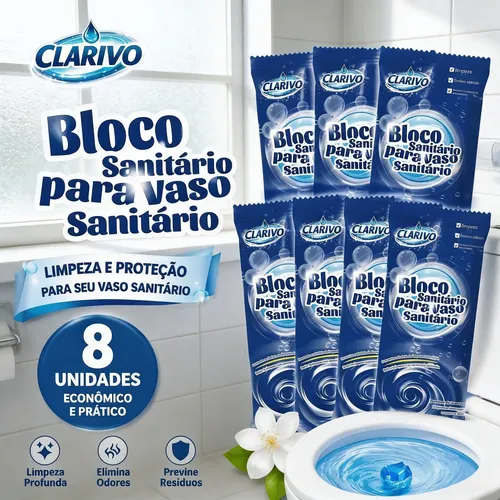 Detergente Sanitário Pastilha Adesiva Citrus Vim 30g 3 Unidades