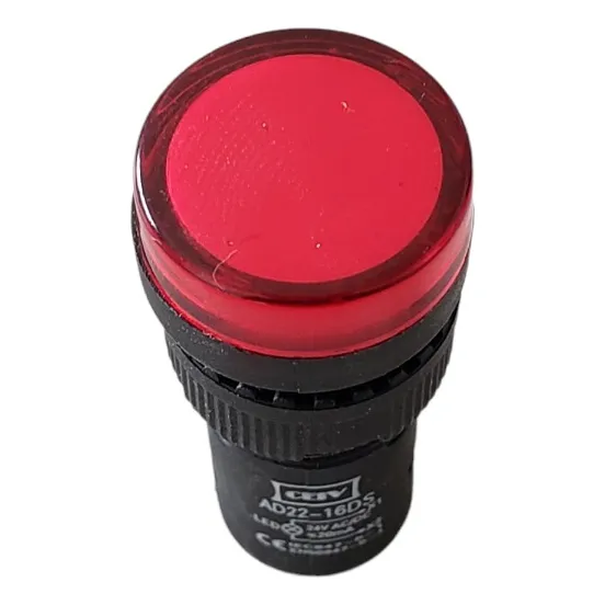Foco Piloto Led 16mm Rojo