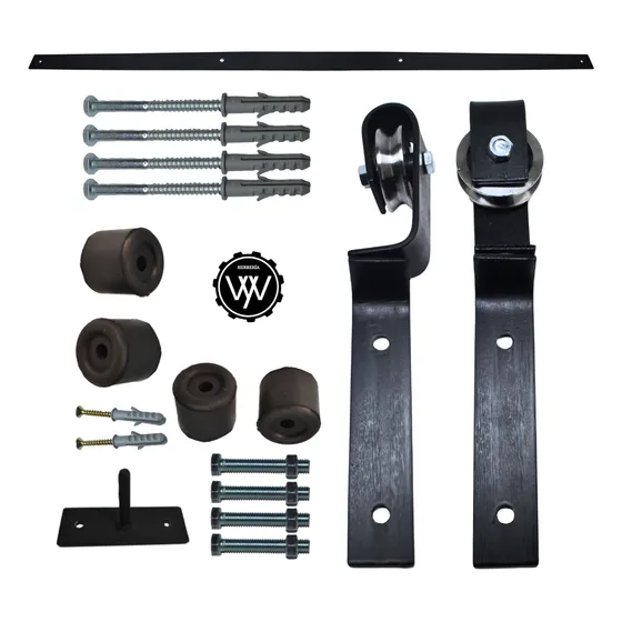 Sistema De Herrajes Para Puerta Plegadiza Tipo Granero 1.10m