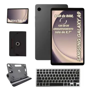 Tablet Galaxy Tab A9 8.7 128+8 C/teclado Bt E Capa + Caneta Tablet Galaxy Tab A9 8.7 128+8 C/teclado Bt E Capa + Caneta