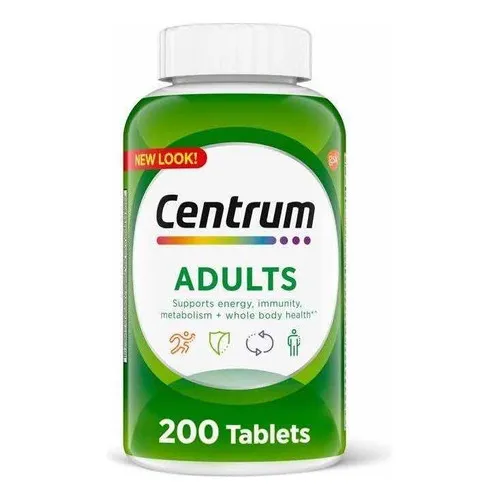 Centrum Adultos 200 Tabletas. Sabor Sin Sabor