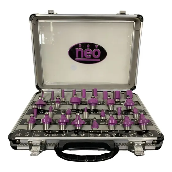 Fresas En Kit Neo En Eje De 1/2 - 30 Piezas - Af730k1/2