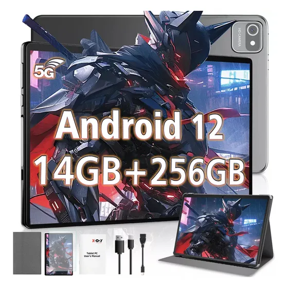 Tablet Xgody Android 12 10.1 Pulgadas Pad Wifi 10 Gb+256 Gb