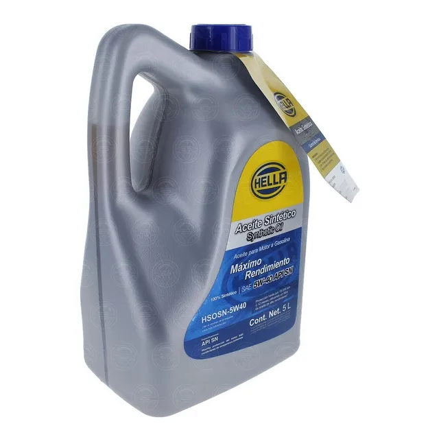 Aceite Para Motor Auto Sintetico 5w40 Hella Original 5l