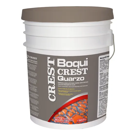 Emboquillador Uretano Boquicrest Quarzo Blanco 4.1 Kg