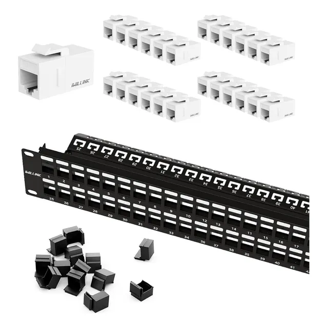 Acoplador Keystone Rj45 Cat6 Paquete De 25 Y Panel De Conexi