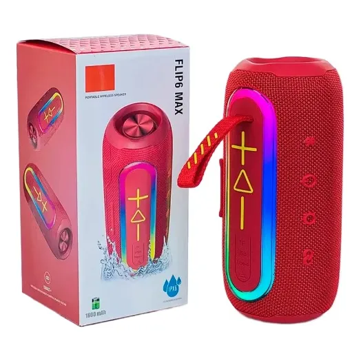 Parlante Bluetooth Flip 6 Max Rojo