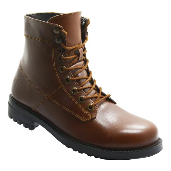 Dockers Media Bota D228681 Caoba Piel