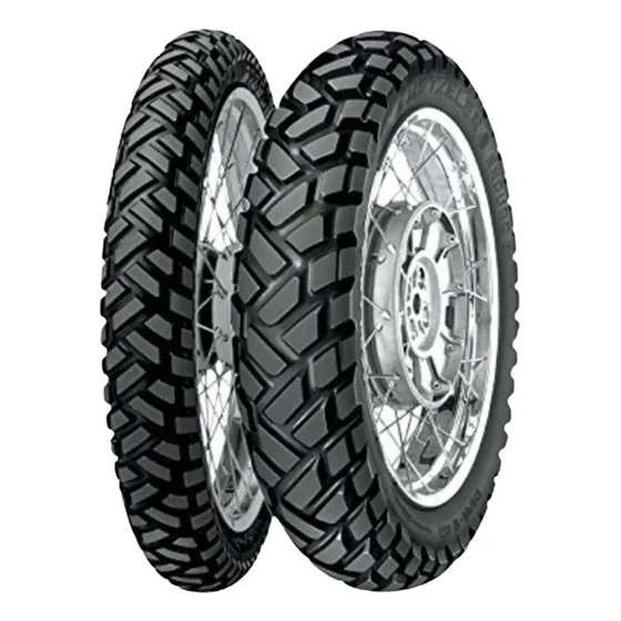 Par Pneu Moto 90/90-21 + 120/80-18 Enduro 3 Metzeler